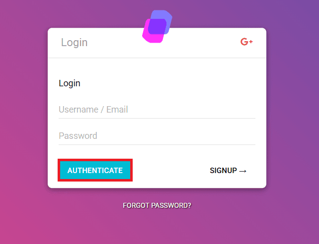 Anonymous Proxies Members Login Screen.