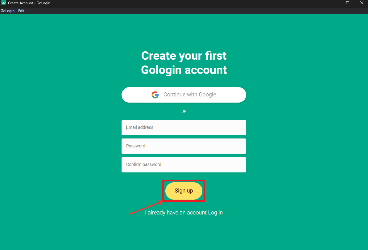 create-gologin-account