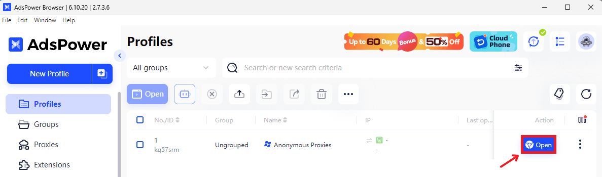open-adspower-profile