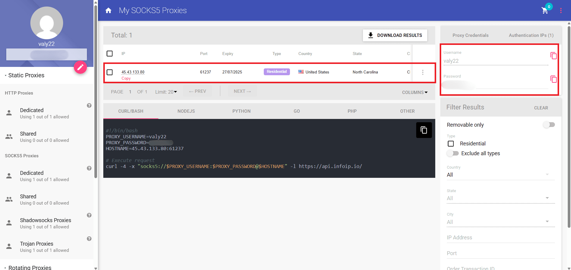 socks-proxy-credentials