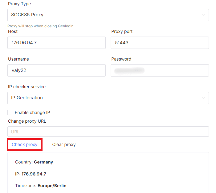 test-proxy-connection