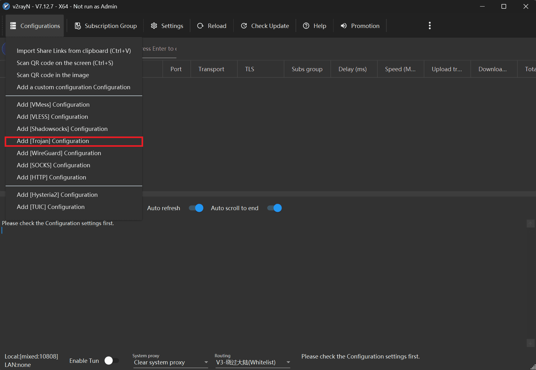 add-trojan-configuration
